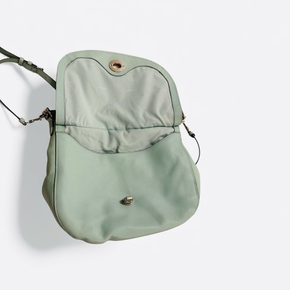 Coach Turnlock Hobo Bag – Seafoam Green Leather - Picture 9 of 14